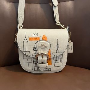 COACH X JEAN-MICHEL BASQUIAT KLEO SHOULDER  BAG 17